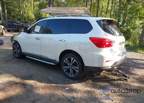 2018 Nissan Pathfinder Platinum from USA, damaged, VIN 5N1DR2MM2JC659693